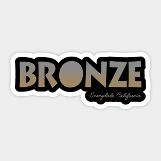 BRONZE Nightclub Sticker